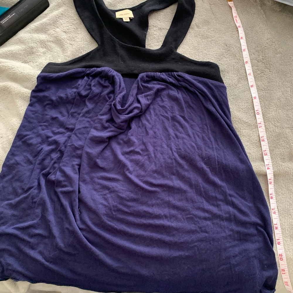 Ella Moss top black/ blue S - Picture 4 of 5